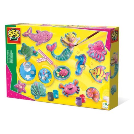Set creativ mulaj si pictura - Figurine ocean - poza 1