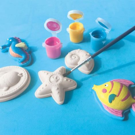 Set creativ mulaj si pictura - Figurine ocean - poza 2