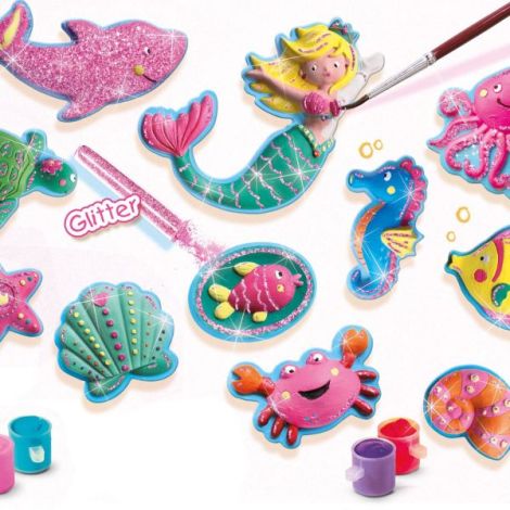 Set creativ mulaj si pictura - Figurine ocean - poza 5