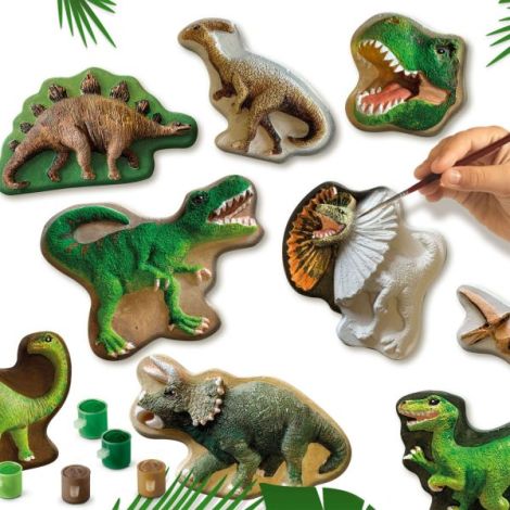 Set creativ mulaj si pictura - Lumea dinozaurilor - poza 2