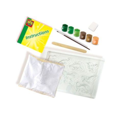 Set creativ mulaj si pictura - Lumea dinozaurilor - poza 3