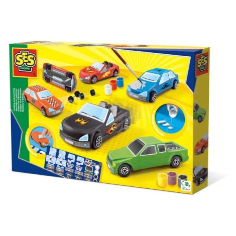 Set creativ mulaj si pictura - Masini - poza 1