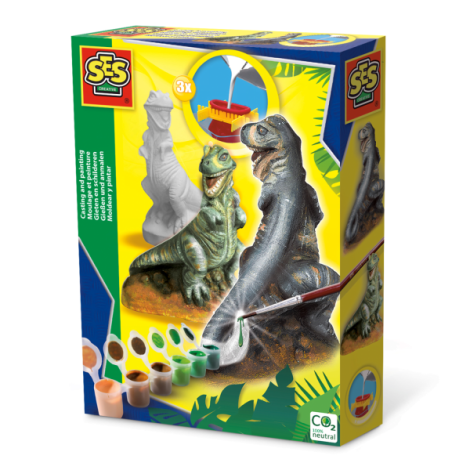 Set creativ mulaj si pictura - T-rex - poza 1
