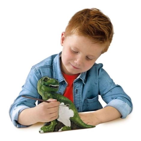 Set creativ mulaj si pictura - T-rex cu schelet fotoluminescent - poza 3