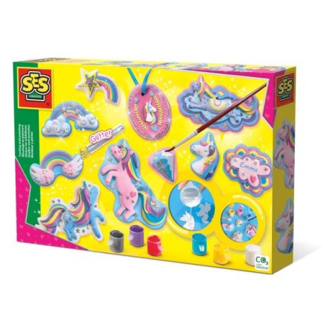 Set creativ mulaj si pictura - Unicorni - poza 1