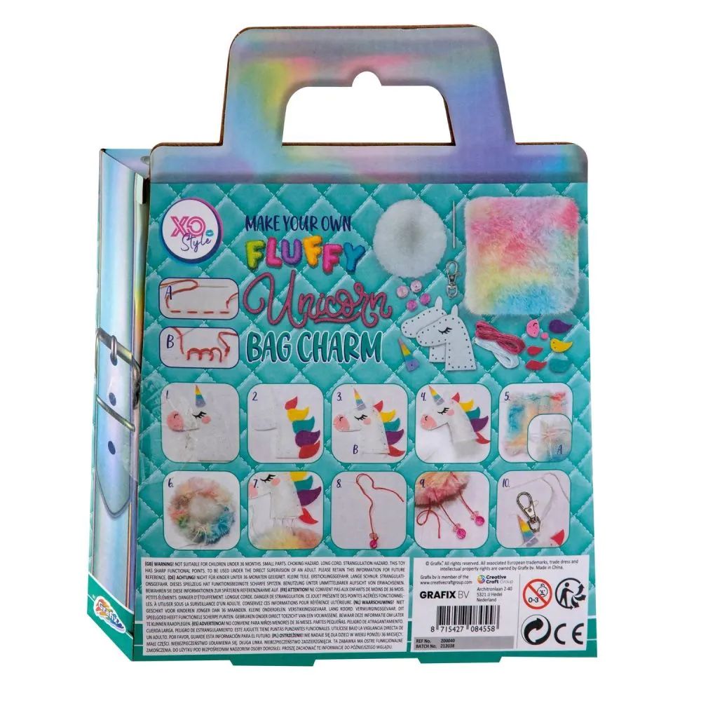 Set creativ ornament pufos pentru gentuta Grafix - poza 3