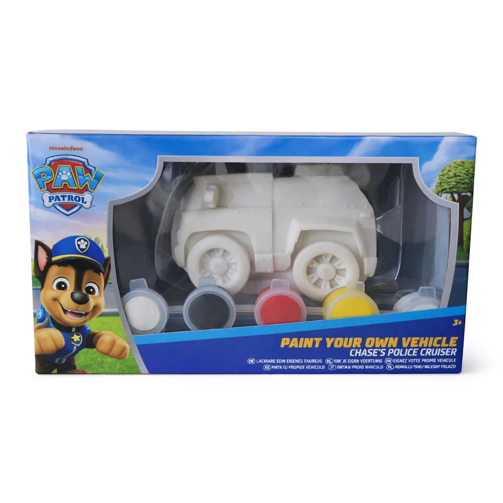 Set creativ Paw Patrol Masina 3D de Colorat cu Pensula si 6 Culori, diverse modele - poza 2