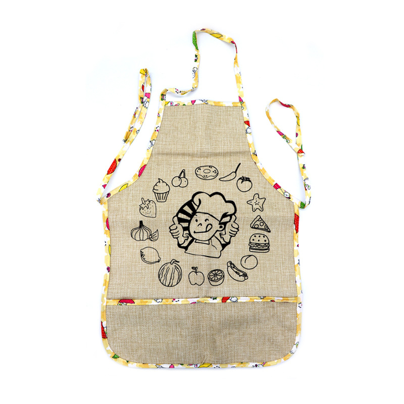 Set creativ pentru activitati creative sort iuta cu paleta, pensula si mini acuarele 3-7 ani,46x33 cm