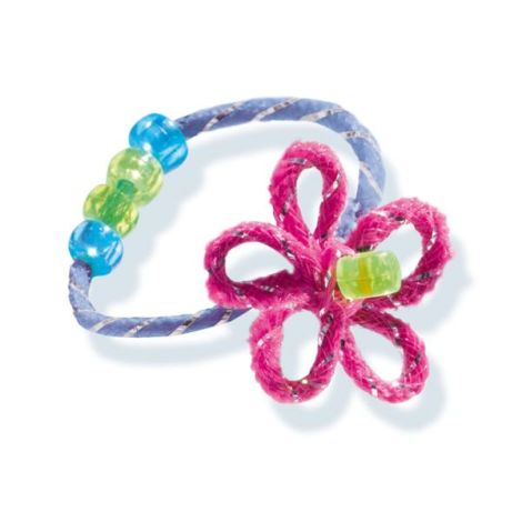 Set creativ pentru copii - Bratari cu margele, sclipici si accesorii decorative - poza 5