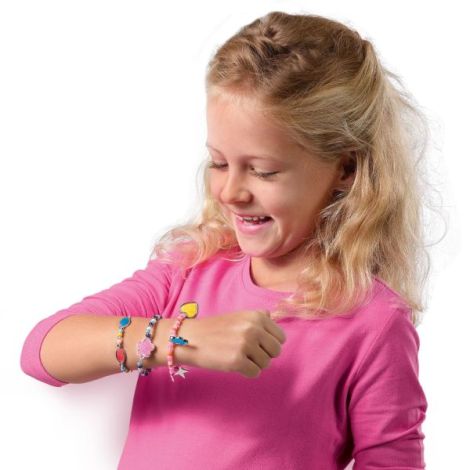 Set creativ pentru copii - - Bratari cu margele si diamante - poza 4