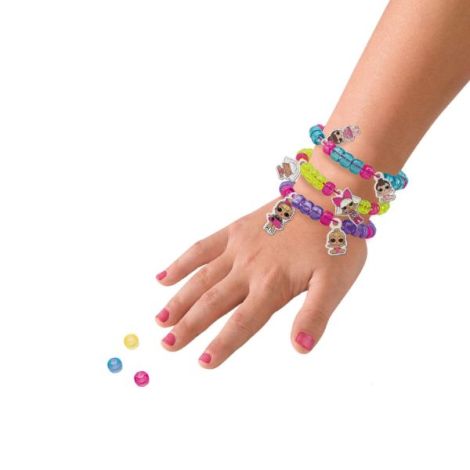 Set creativ pentru copii - Bratari cu pandantive L.O.L. - poza 2