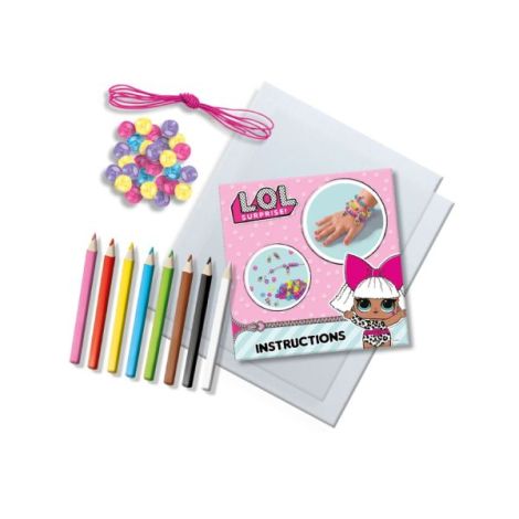 Set creativ pentru copii - Bratari cu pandantive L.O.L. - poza 3