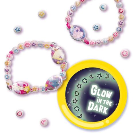 Set creativ pentru copii - - Bratari cu tematica galaxie Glow in the Dark - poza 4
