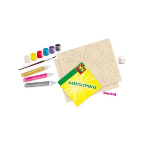 Set creativ pentru copii cu suport de bijuterii cu unicorn si sclipici - poza 2