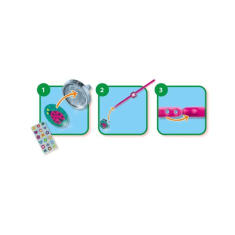 Set creativ pentru copii - Decorare bratari cu pandantive - poza 3