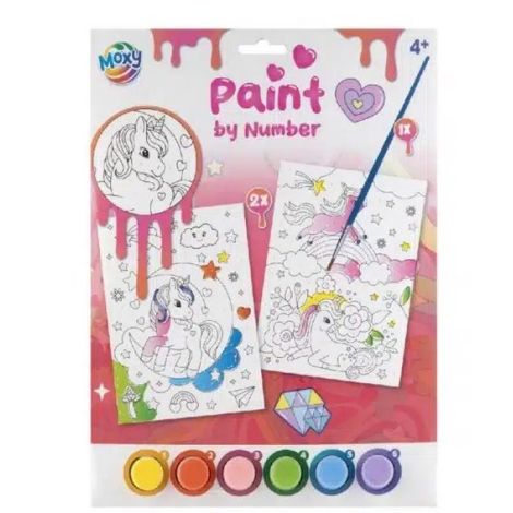 Set creativ Picteaza pe numere, A4