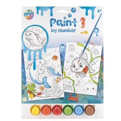 Set creativ Picteaza pe numere, A4 - poza 1