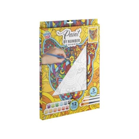 Set creativ, Picteaza pe numere, Canvas Pantera - poza 1
