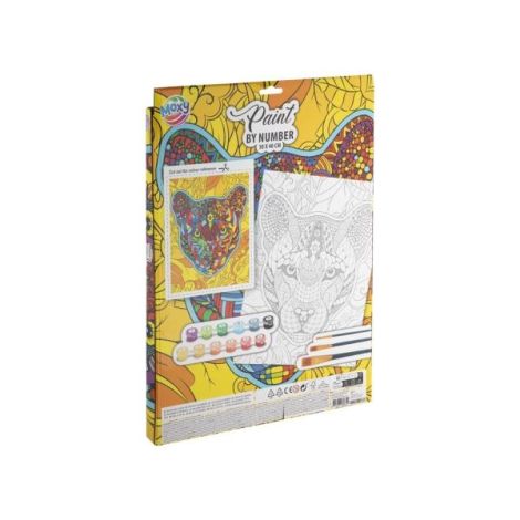 Set creativ, Picteaza pe numere, Canvas Pantera - poza 2