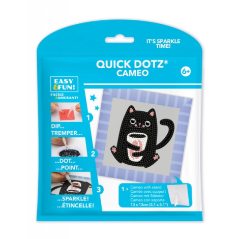 Set creativ pictura cu diamante - Cofee Bean Kitten - pisicuta - poza 1