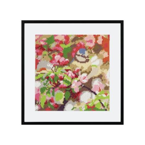 Set creativ pictura cu diamante, Diamond painting, Flori, Craft Sensations - poza 3