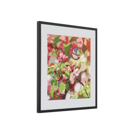 Set creativ pictura cu diamante, Diamond painting, Flori, Craft Sensations - poza 4
