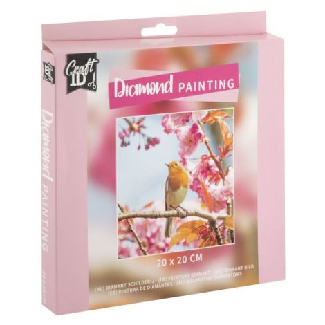 Set creativ pictura cu diamante, Diamond painting, pasari, Craft Sensations - poza 1