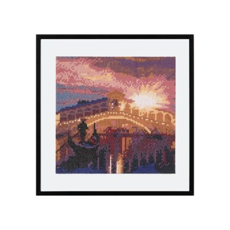Set creativ pictura cu diamante, Diamond painting, Venetia, Craft Sensations - poza 3