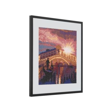 Set creativ pictura cu diamante, Diamond painting, Venetia, Craft Sensations - poza 4
