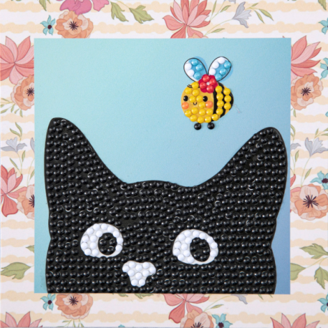 Set creativ pictura cu diamante - Mischievous - Pisica - poza 2