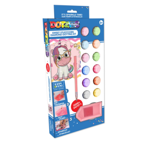 Set creativ pictura cu diamante - Unicorn student - poza 1