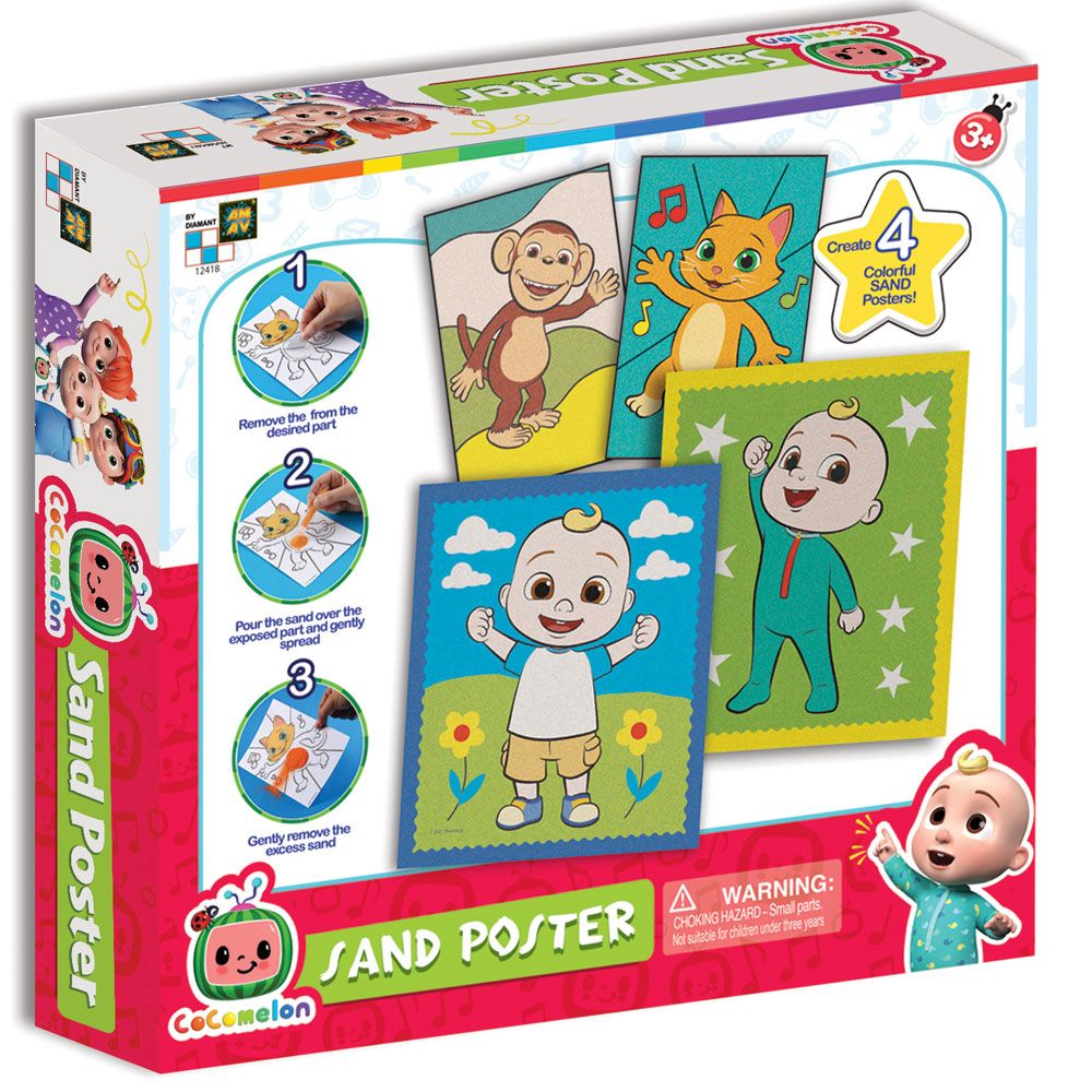 Set creativ pictura cu nisip Cocomelon