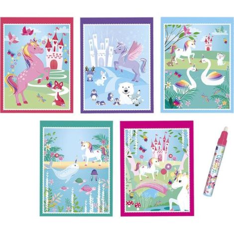 Set creativ pictura magica cu apa, unicorni - poza 3