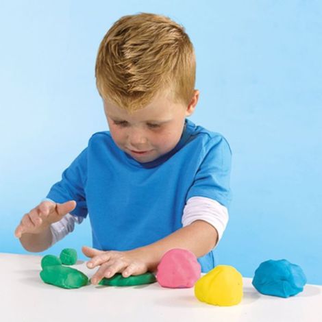 Set creativ - Plastilina eco cu unelte de lemn - poza 4