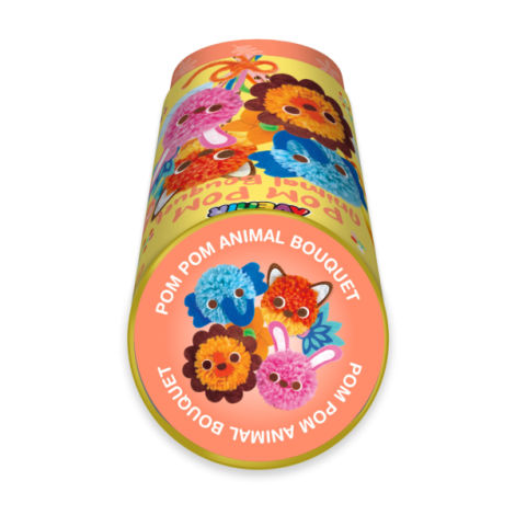 Set creativ Pom Pom - buchet animalute - poza 3