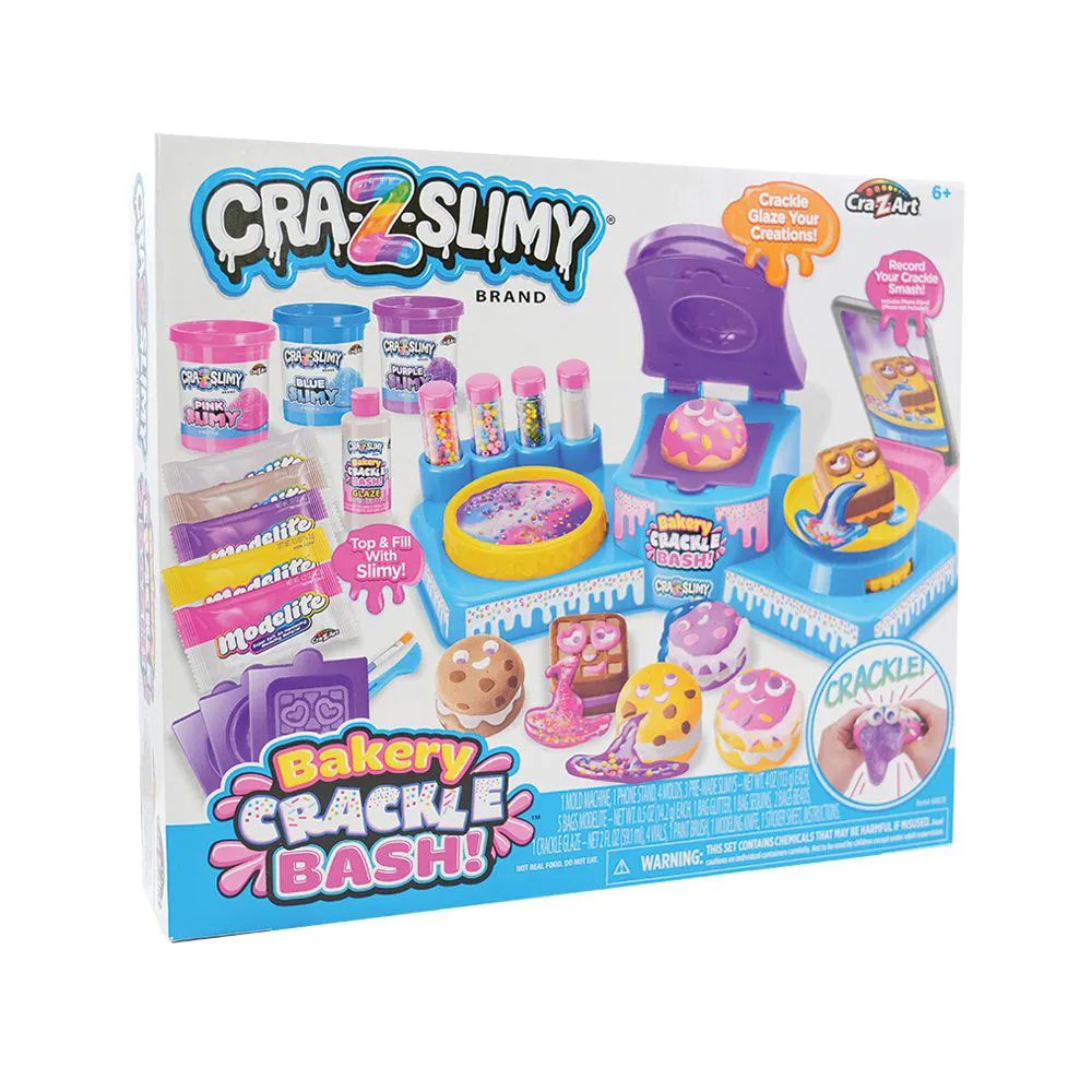 Set creativ produse patiserie cu slime CrazArt Bakery Cracle Bash Cra-Z-Slimy 60028 - poza 2