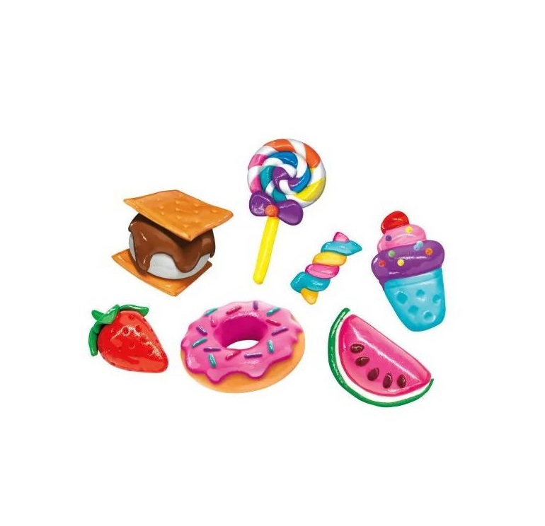 Set creativ produse patiserie din lut CrazArt Cra-Z-Crackle Popping Clay 25074 - poza 5