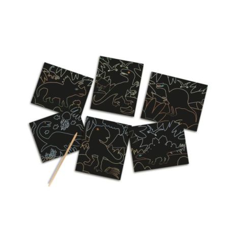 Set creativ - Razuieste Dinozauri Glow-in-the-Dark - poza 2