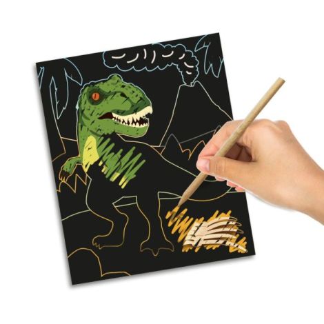 Set creativ - Razuieste Dinozauri Glow-in-the-Dark - poza 4