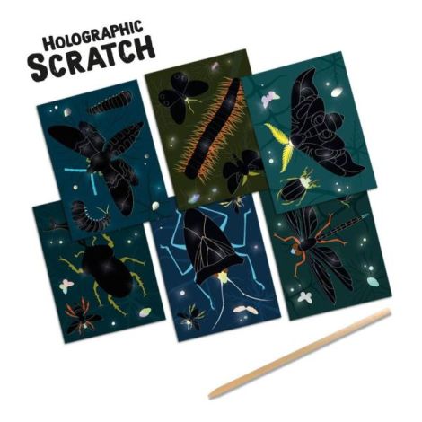 Set creativ - Razuieste insecte holografice - poza 2