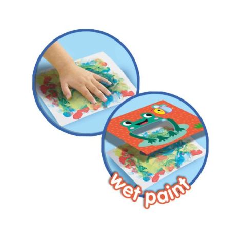 Set creativ - Set acuarele pentru degetele si carduri ECO - poza 4