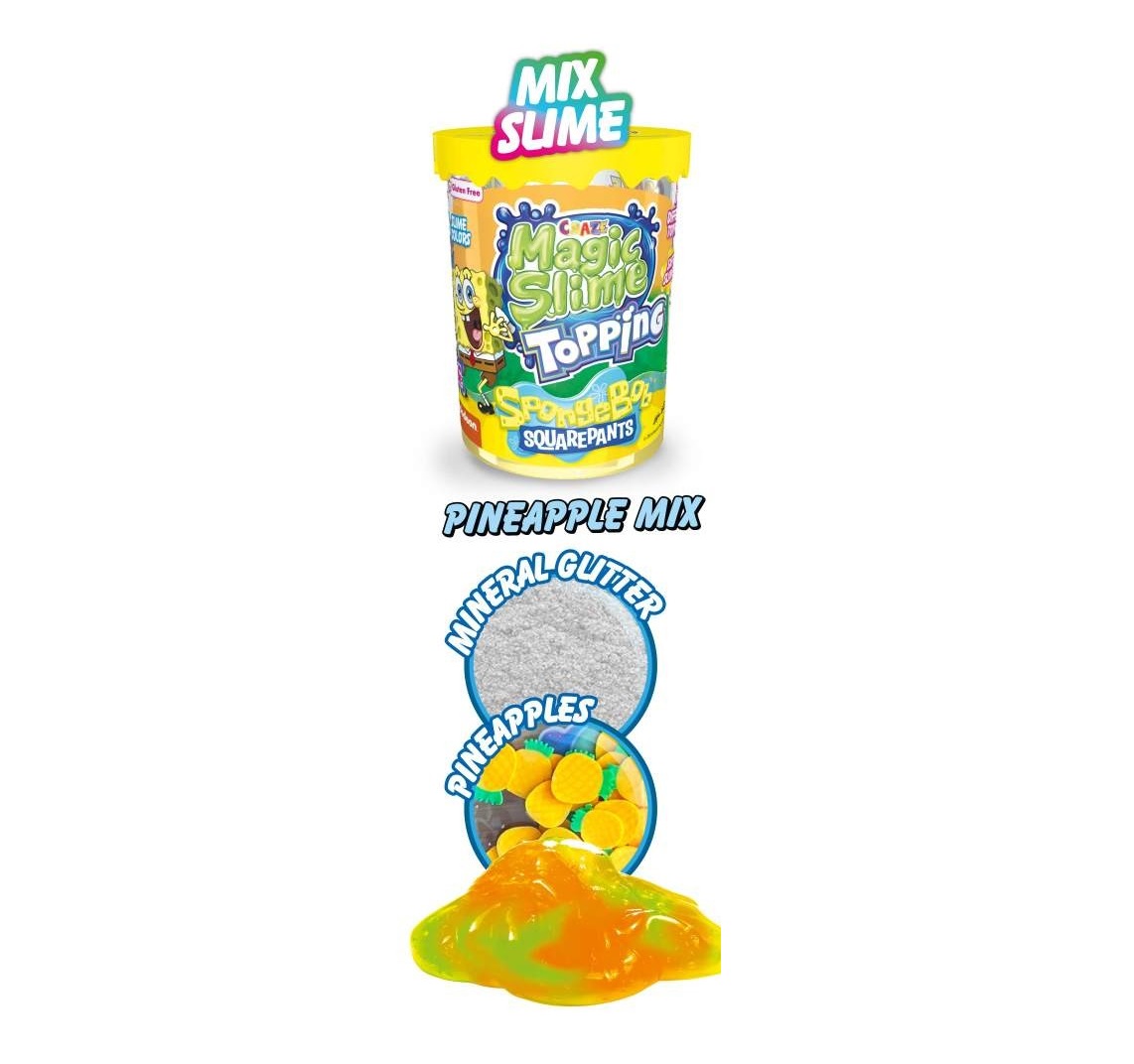 Set creativ slime Craze Magic Slime Topping SpongeBob, diverse modele 70 ml - poza 5