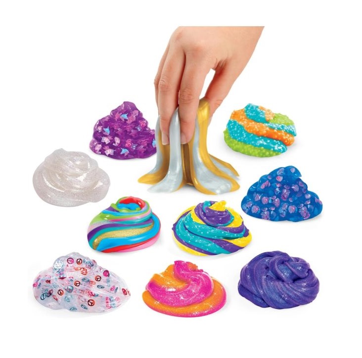 Set creativ Slime in recipient cu capac CrazArt Cra-Z-Slimy Slimy Bash 79558 - poza 3