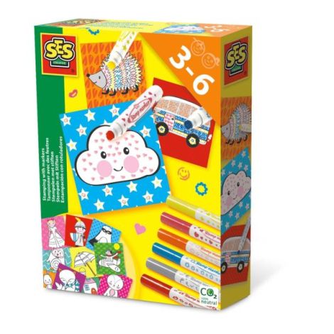 Set creativ - Stampilam cu markere - poza 1