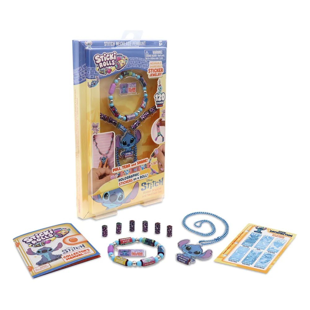 Set creativ Sticki Rolls Stitch cu abtibilduri si accesorii pentru bijuterii - poza 1