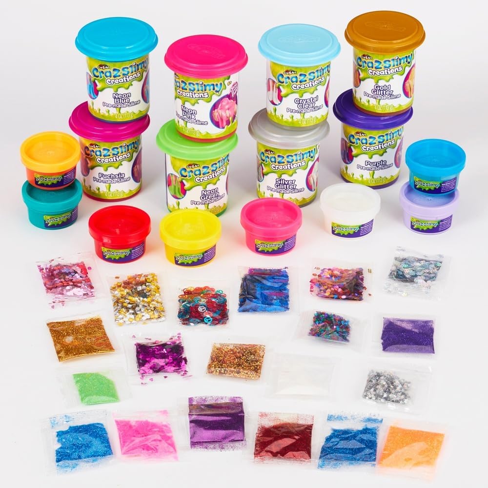 Set creativ Studio Combo cu Slime CrazArt Cra-Z-Slimy Super Slimy Combos Studio 19401 - poza 2