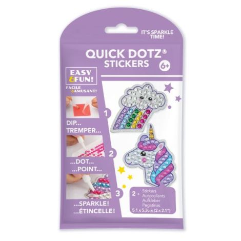 Set creativ super-rapid, autocolante BIG DOTZ - Nor cucubeu si Unicorn - poza 1