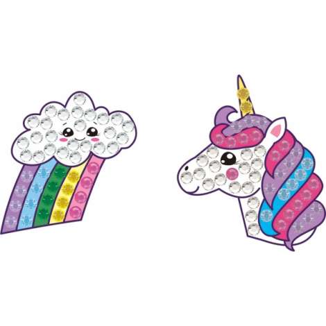 Set creativ super-rapid, autocolante BIG DOTZ - Nor cucubeu si Unicorn - poza 2