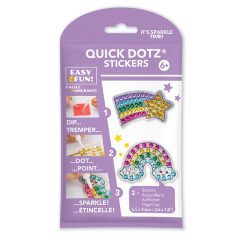 Set creativ super-rapid, autocolante BIG DOTZ - Stea Cometa si Curcubeu - poza 1