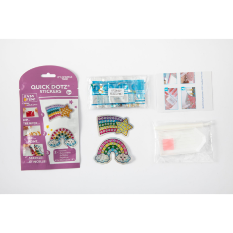 Set creativ super-rapid, autocolante BIG DOTZ - Stea Cometa si Curcubeu - poza 3